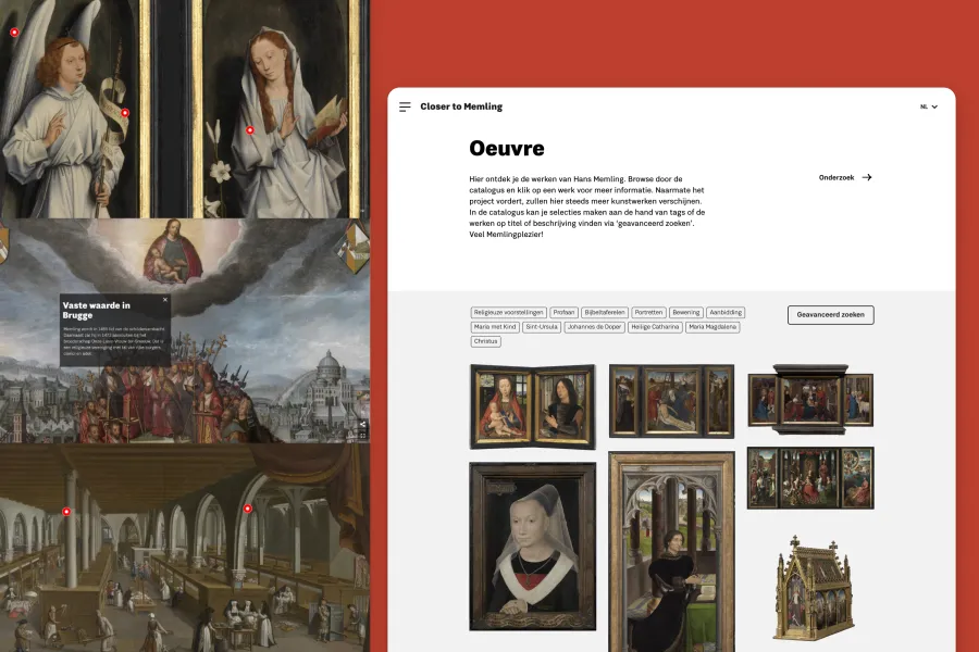 Musea brugge website screen